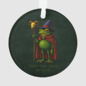 Het was de 'Tisme M'Lord Kikker Meme Autisme Bewus Ornament (achterkant)