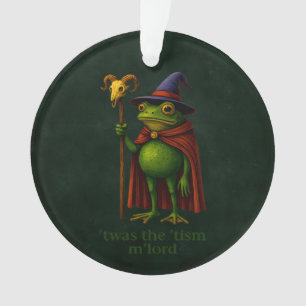 Het was de 'Tisme M'Lord Kikker Meme Autisme Bewus Ornament