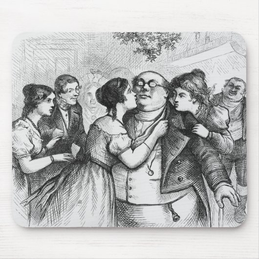 Het was een aangename zaak om de heer Pickwick te  Muismat (Voorkant)