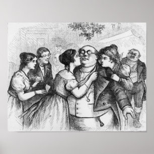 Het was een aangename zaak om de heer Pickwick te  Poster