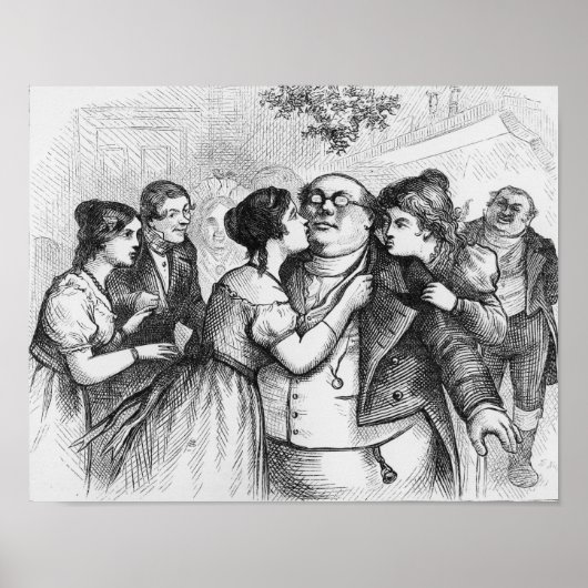 Het was een aangename zaak om de heer Pickwick te  Poster (Voorkant)