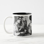 Het was een aangename zaak om de heer Pickwick te  Tweekleurige Koffiemok (Links)