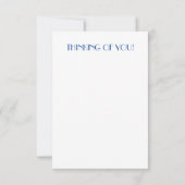 HET WAS EEN BLAUWE MAAN, BEDANKT (Achterkant)