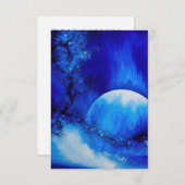 HET WAS EEN BLAUWE MAAN, BEDANKT (Voorkant / Achterkant)