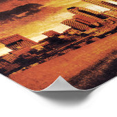 Het was een donkere en stormachtige nacht poster (Hoek)