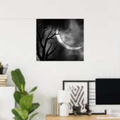 Het was een donkere en stormachtige nacht poster (Thuiskantoor)