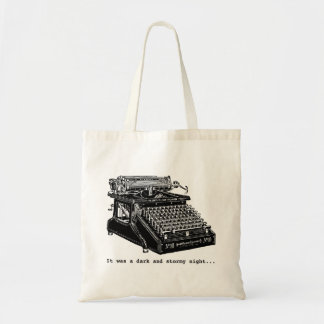 Het was een donkere en stormachtige nacht tote bag