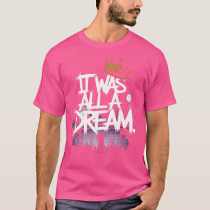 Het was een Dream Rap 1990S hiphop T-shirt