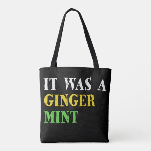 Het was een Ginger Mint Tote Bag (Achterkant)