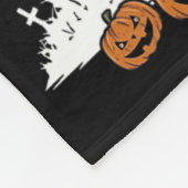 Het was een Graveyard Smash Skeleton Spooky Season Fleece Deken (Hoek)