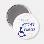 Het was een heks vloek: handicap magneet (Voorkant / Achterkant)