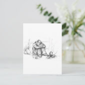 Het was een lange nacht.... briefkaart (Staand voorkant)