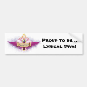 Het was een Lyrische Diva. Bumpersticker