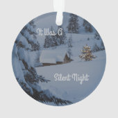 Het was een stille nacht ornament (achterkant)