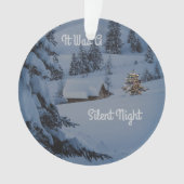 Het was een stille nacht ornament (voorkant)