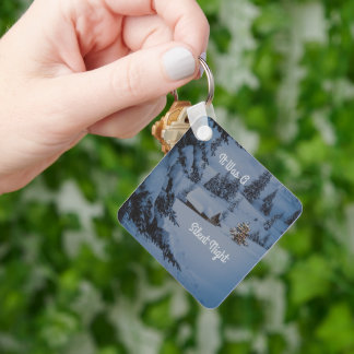 Het was een stille nacht sleutelhanger