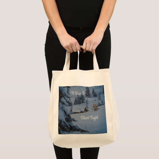 Het was een stille nacht tote bag (Voorkant (product))