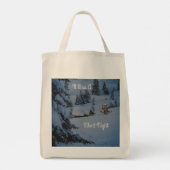 Het was een stille nacht tote bag (Achterkant)