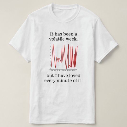 Het was een vluchtige week ... t-shirt (Design voorkant)