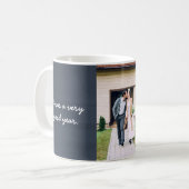 Het was een zeer goed jaar mok van de douanefoto (Voorkant links)