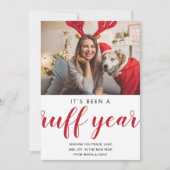 het was een zwaar jaar grappig 2020 kerst feestdagenkaart (Voorkant)