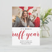 het was een zwaar jaar grappig 2020 kerst feestdagenkaart (Staand voorkant)