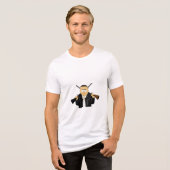 "Het was emotioneel" Tri-Blend Shirt (Voorkant volledig)