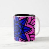 Het was gemaakt van sterren tweekleurige koffiemok (Voorkant rechts)