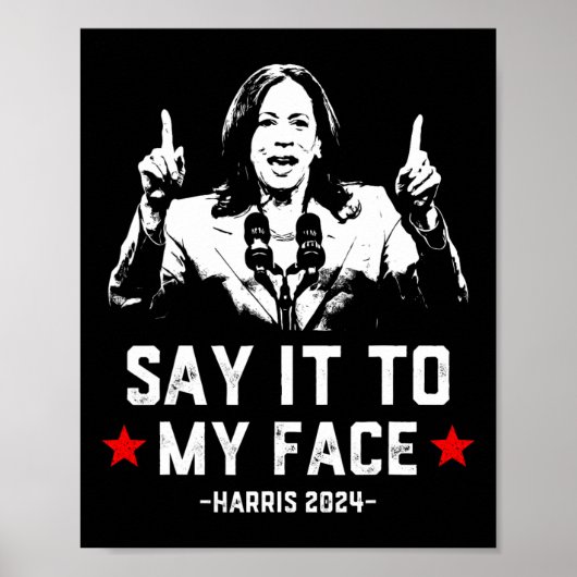 Het was grappig om Kamala Harris voor Presi te ste Poster (Voorkant)