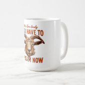 Het was heerlijk, maar ik moet nu schreeuwen koffiemok (Voorkant rechts)