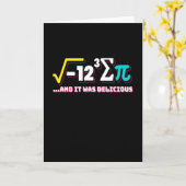 Het was heerlijke Wiskunde natuurkunde Kaart (Gele Bloem)