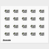 Het was het wachten waard NZ Ronde Sticker (Vel)
