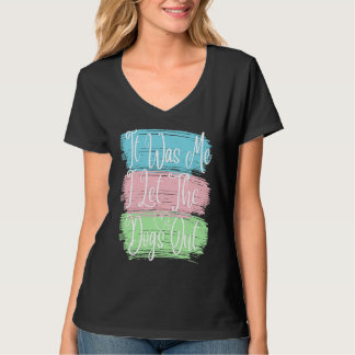 Het was ik die de honden losliet Hond Papa Mama T-shirt