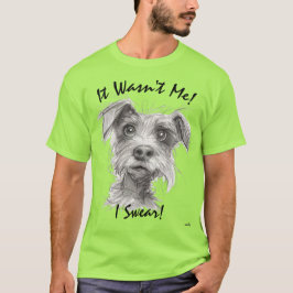 Het was ik niet! Grappig Hond T-Shirt - Ik zweer h