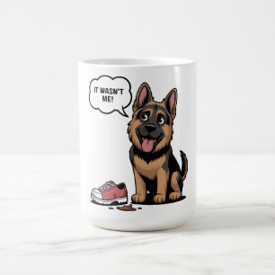Het Was Ik Niet Grappige Duitse Herders Puppy Vern Koffiemok