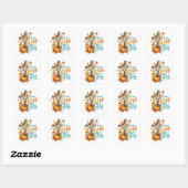 Het was Jezus… Vierkante Sticker (Vel)