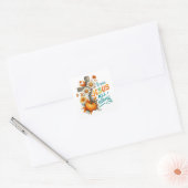 Het was Jezus… Vierkante Sticker (Envelop)