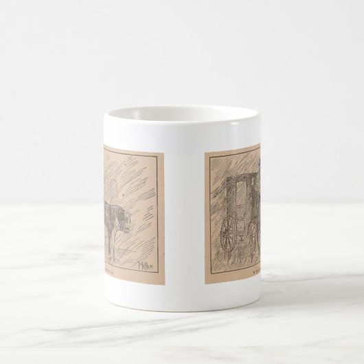 Het was koude zwarte schoonheid koffiemok (Center)