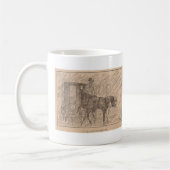 Het was koude zwarte schoonheid koffiemok (Links)