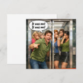 Het was mijn grappige lift scheet humor flat (Voorkant / Achterkant)