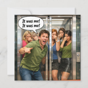 Het was mijn grappige lift scheet humor flat