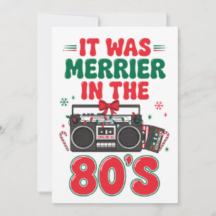 Het Was Mooier Met Kerstmis In De Jaren 80 Retro K Kaart