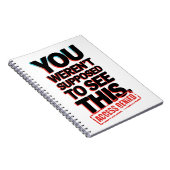 Het was niet de bedoeling dat je dit zag notitieboek (Rechterzijde)