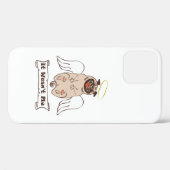 Het was niet mijn engel, grappig citaat Hoesje-Mat Case-Mate iPhone Case (Achterkant (horizontaal))