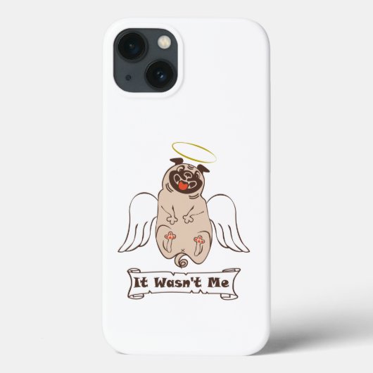 Het was niet mijn engel, grappig citaat Hoesje-Mat Case-Mate iPhone Case (Achterkant)