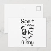 Het was niet zo grappig. briefkaart (Voorkant / Achterkant)