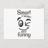 Het was niet zo grappig. briefkaart (Voorkant)