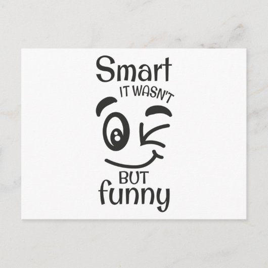 Het was niet zo grappig. briefkaart (Voorkant)