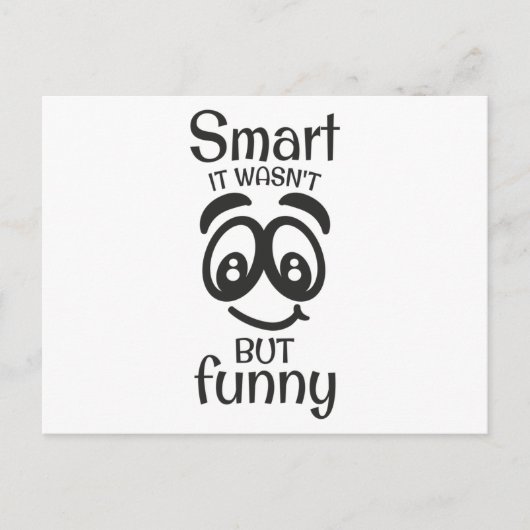 Het was niet zo grappig. briefkaart (Voorkant)