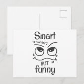 Het was niet zo grappig. briefkaart (Voorkant / Achterkant)